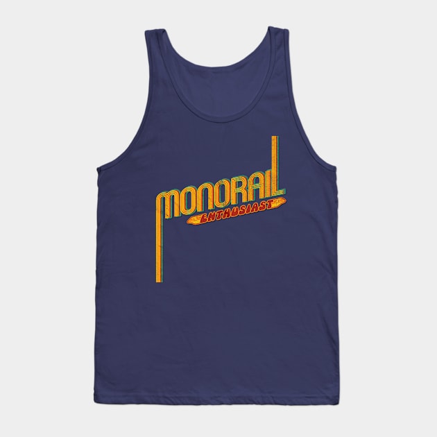 Monorail Enthusiast 70's Tank Top by CFieldsVFL